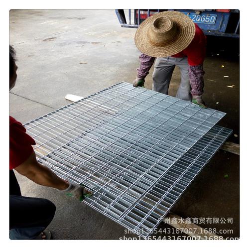 广州工厂现货网格栅板镀锌钢格板泳池截水盖镀锌钢格栅